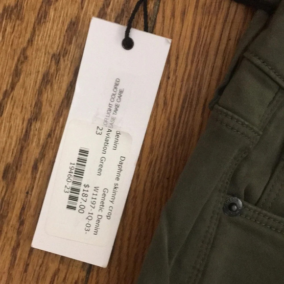 Green Genetic Denim skinnies - Picture 3 of 3